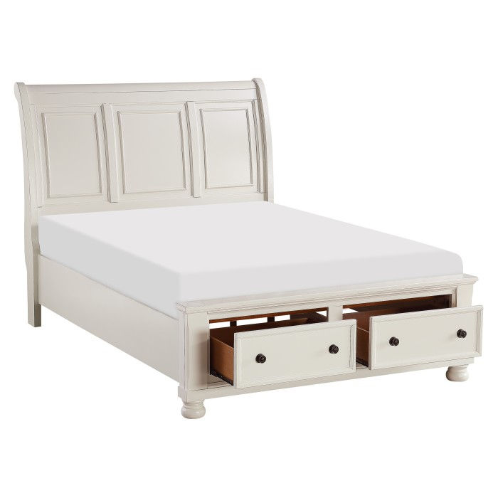 Thumbnail: Laurelin White Queen Storage Bed