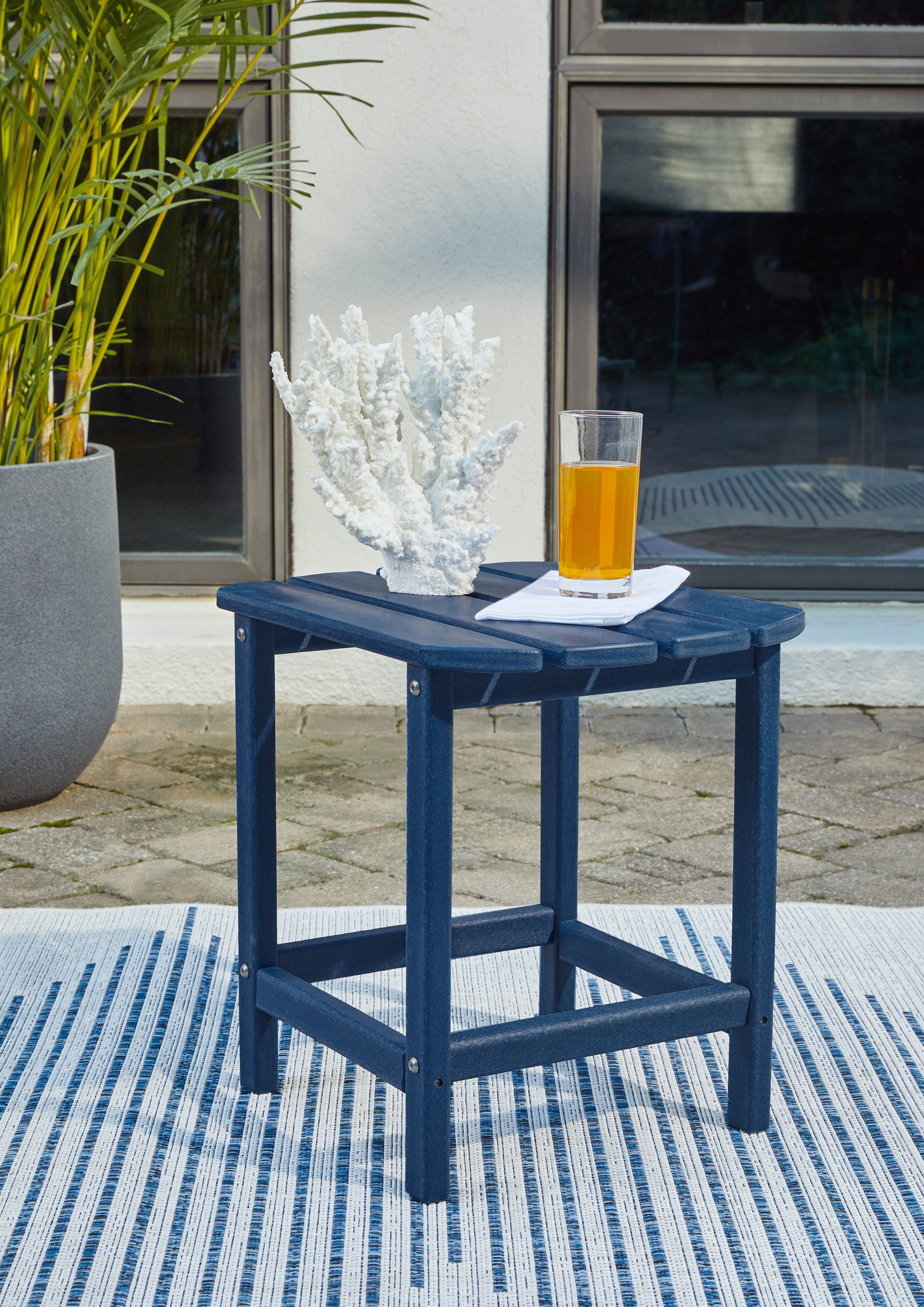Sundown Blue Treasure End Table