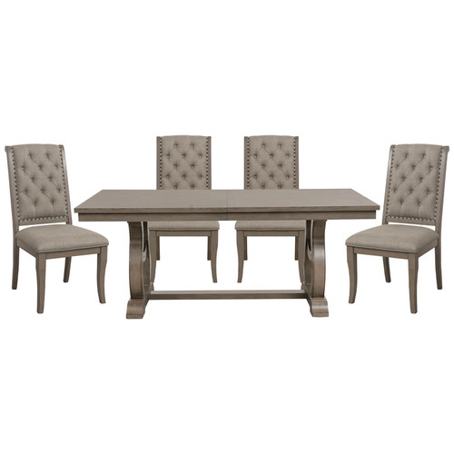 Vermillion Bisque 5PC Dining Set All American