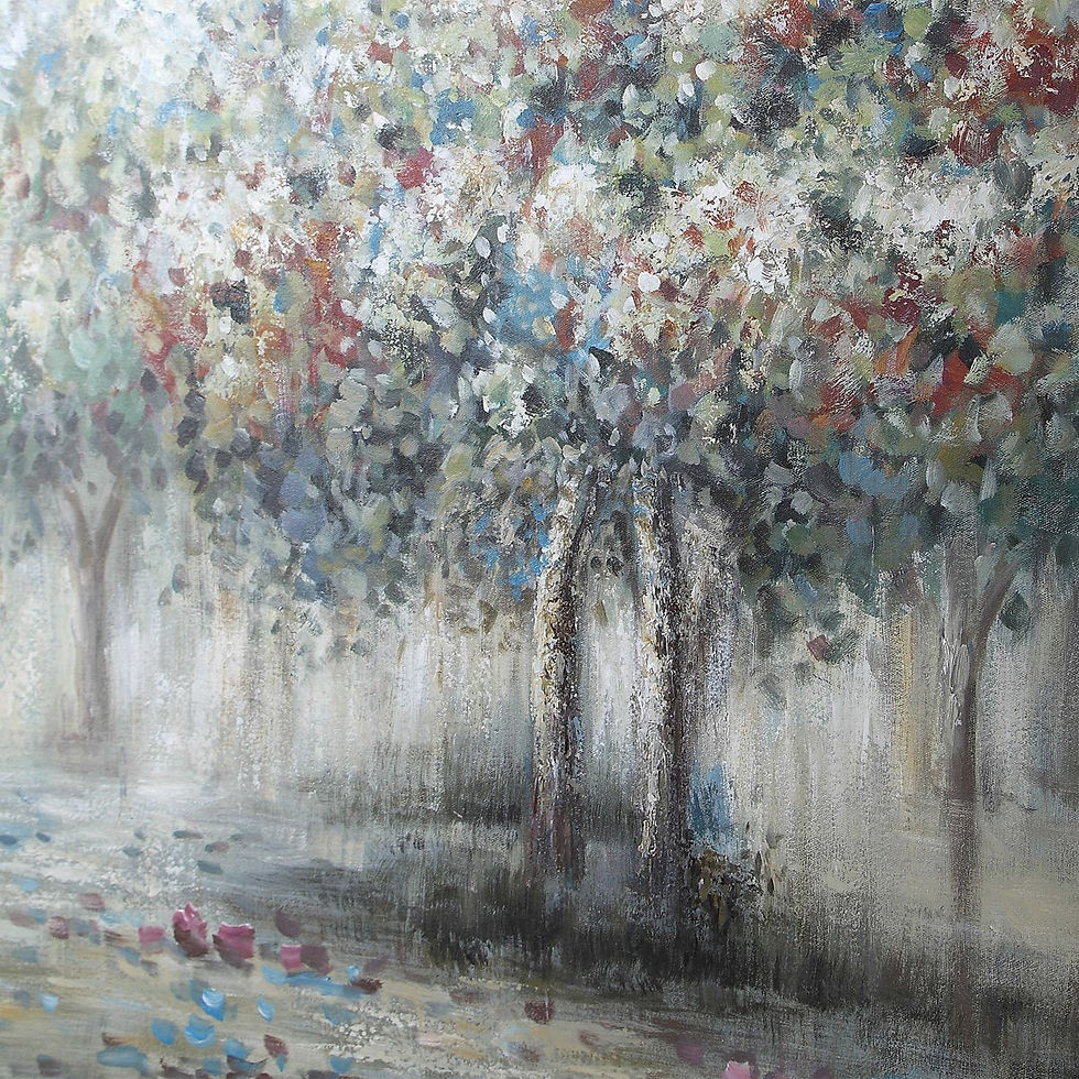 Thumbnail: Fruit Trees Hand Painted Canvas