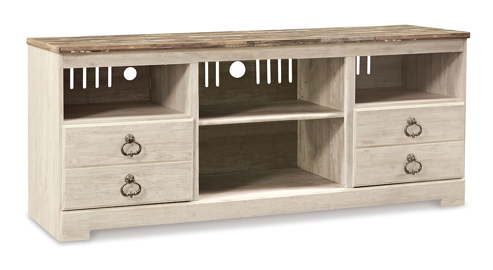 Thumbnail: Willowton Whitewash 64" TV Stand