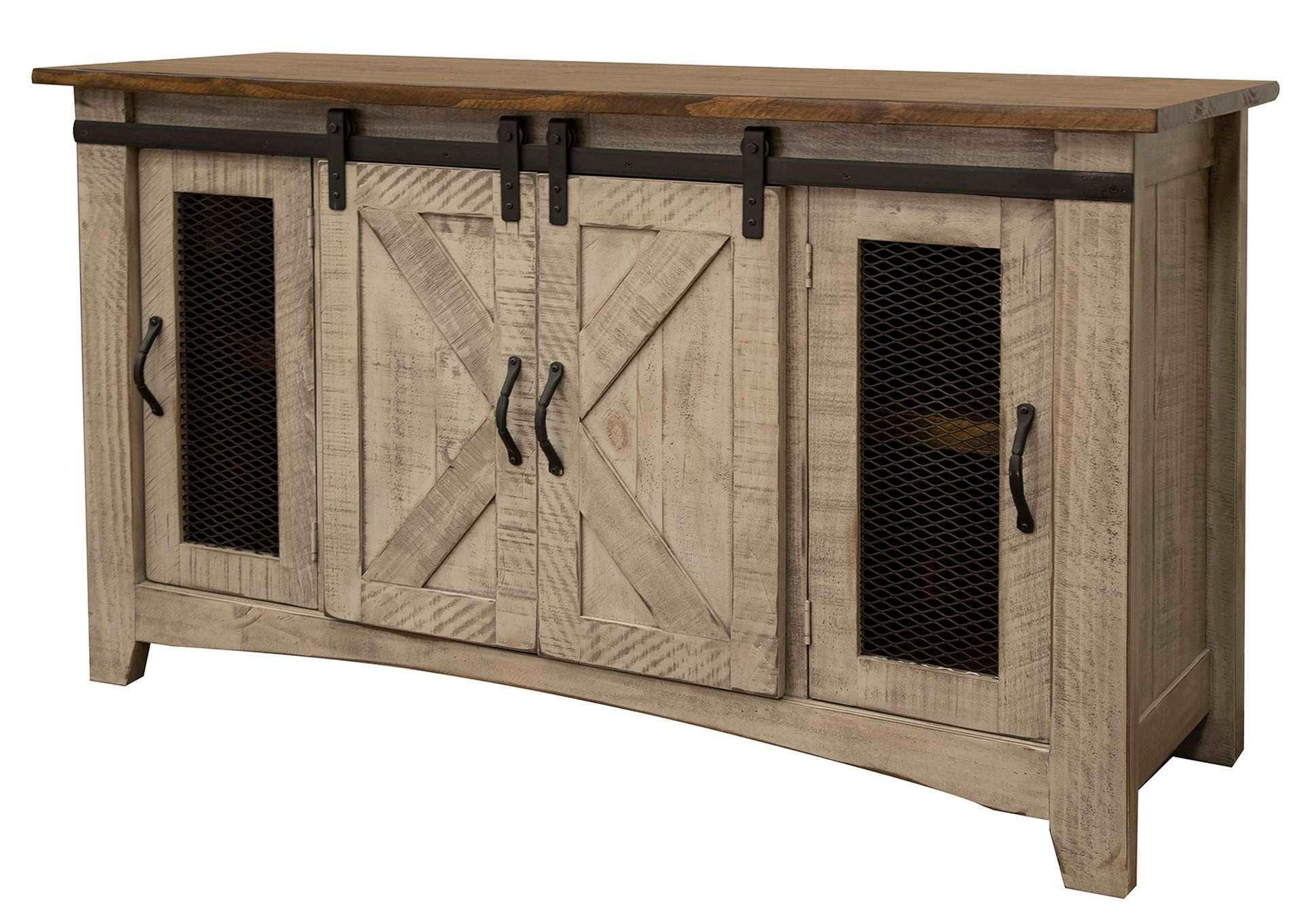 Pueblo Oyster Gray 60" TV Stand