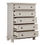 Thumbnail: Bethel Antique White Five Drawer Chest