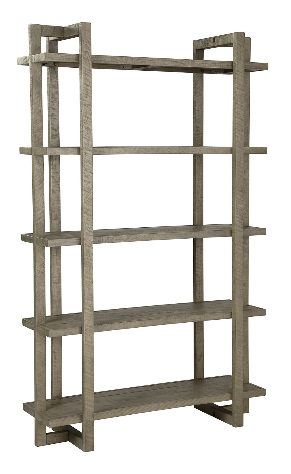 Thumbnail: Bergton Distressed Gray Bookcase