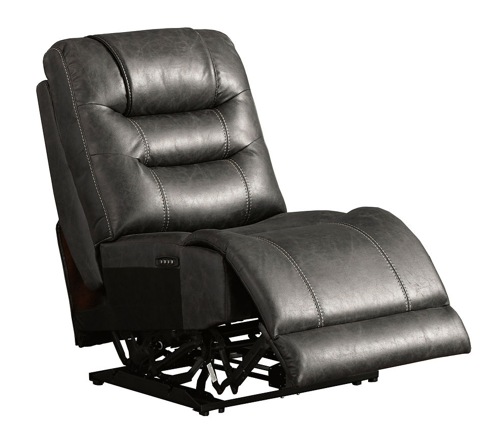 Thumbnail: Wasson Gray 3-PC Power Reclining Sofa