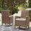 Thumbnail: Beachcroft Beige Outdoor Dining Set with Bench