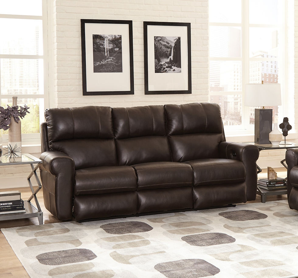 Torretta Chocolate Reclining Sofa