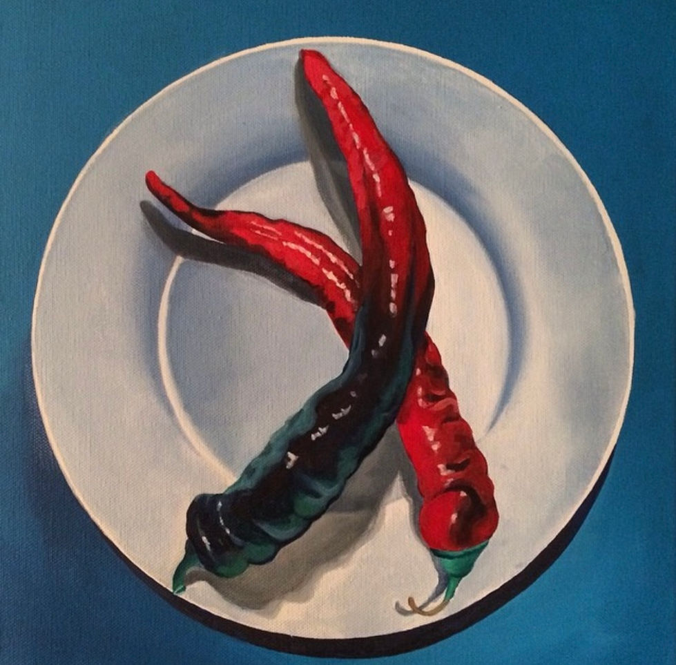 Peppers on a Plate