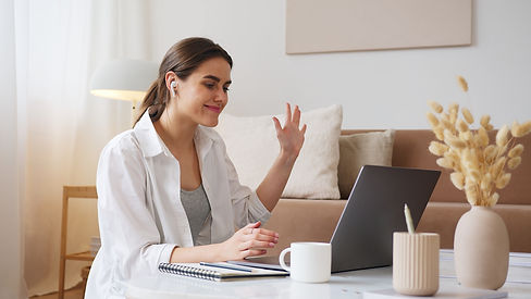 Woman at laptop