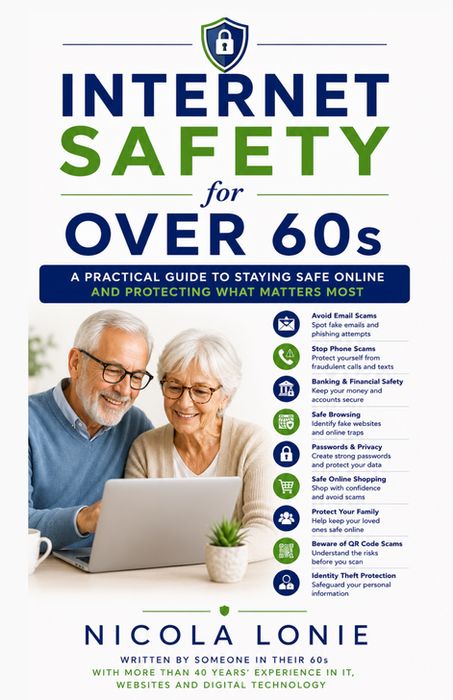 Internet Safety for Over 60s by Nicola Lonie book cover