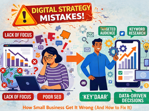 7 Mistakes Small Businesses Make with Digital Strategy (and How to Fix Them)