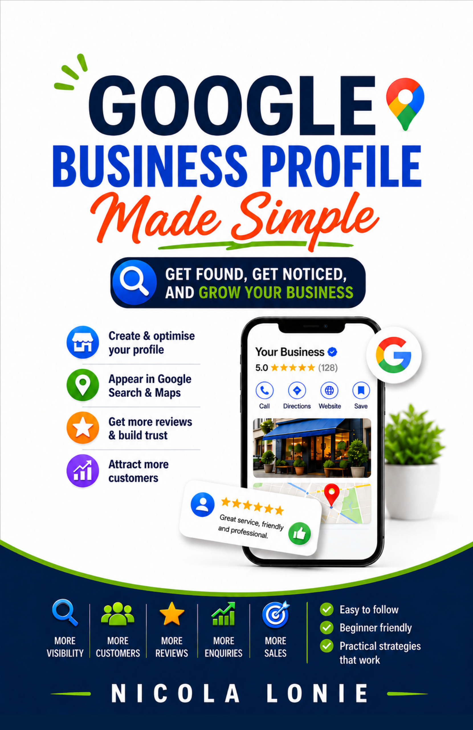 Google Business Profile Made Simpleby Nicola Lonie book cover