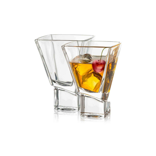 2 Semi Square Martini Glasses Lique Homegoods