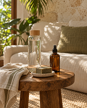Calm essentials on a limestone side table-1.png