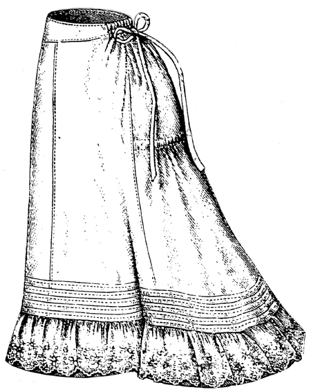 crinolina 1877 petticoat
