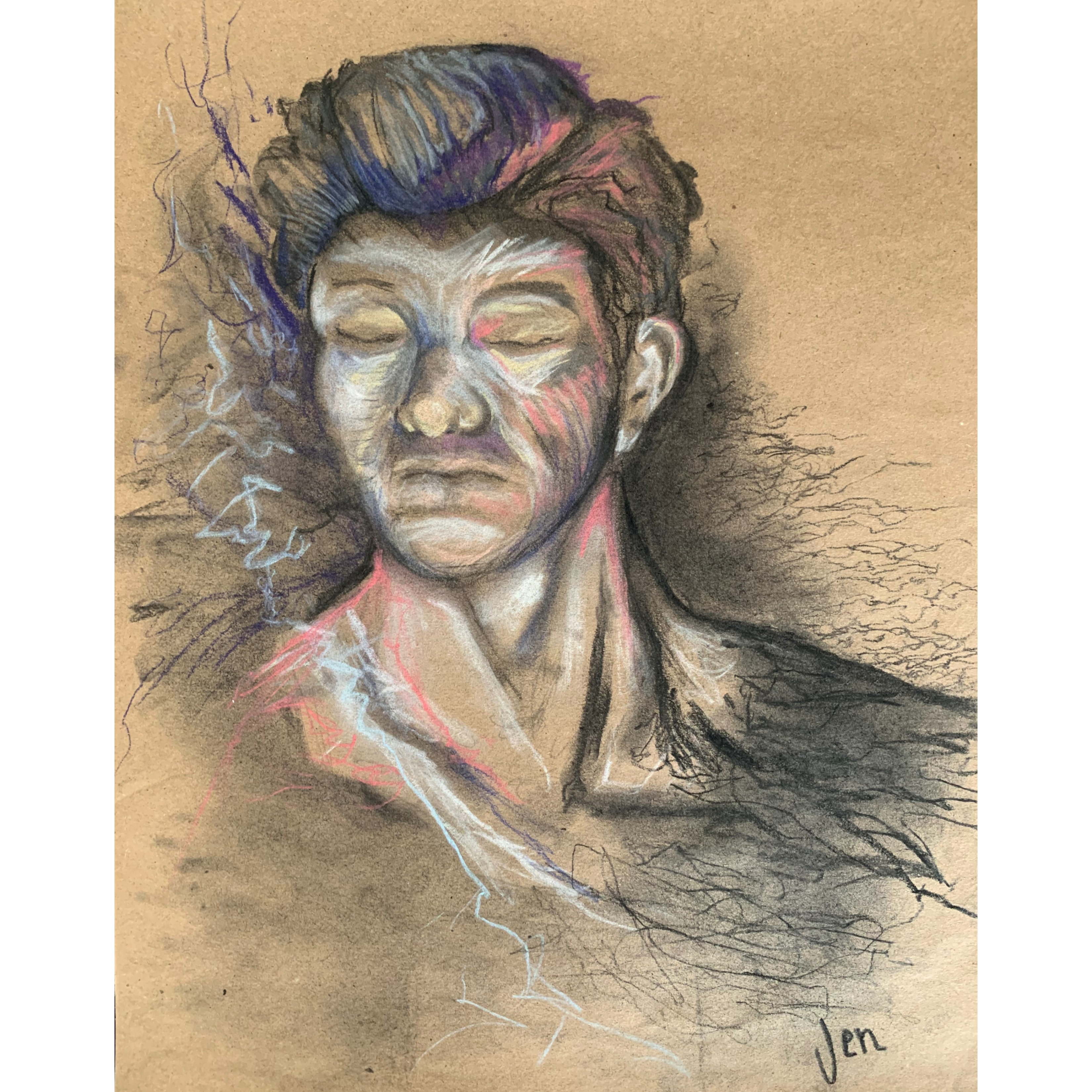 Clay Bust Electrified