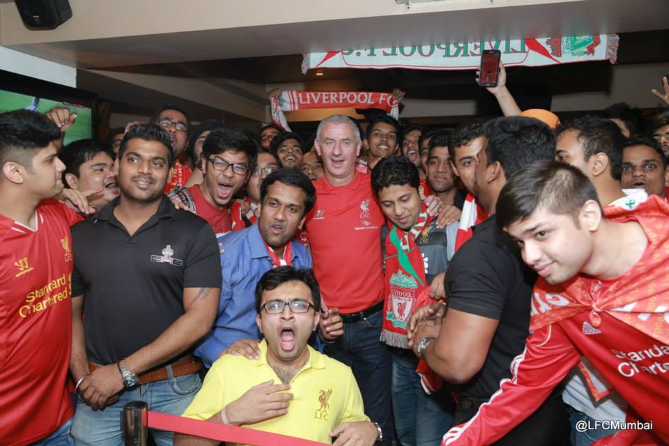 Ian Rush with the Mumbai Reds