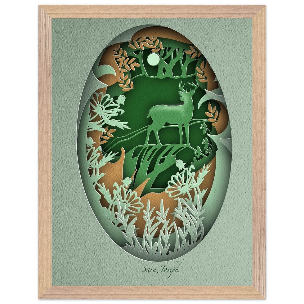 Thumbnail: High Places, Premium Wooden Framed Poster With Premium Matte Paper