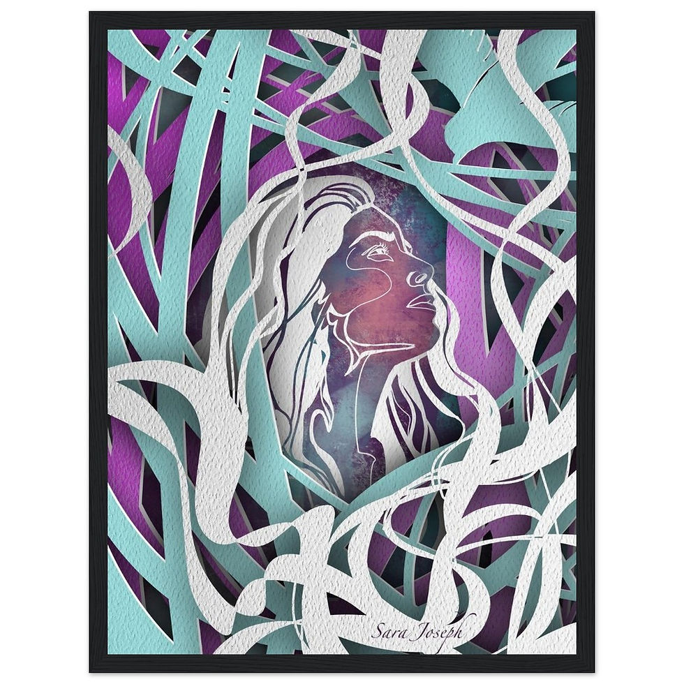 Thumbnail: The Seeker, Classic Matte Paper Wooden Framed Poster