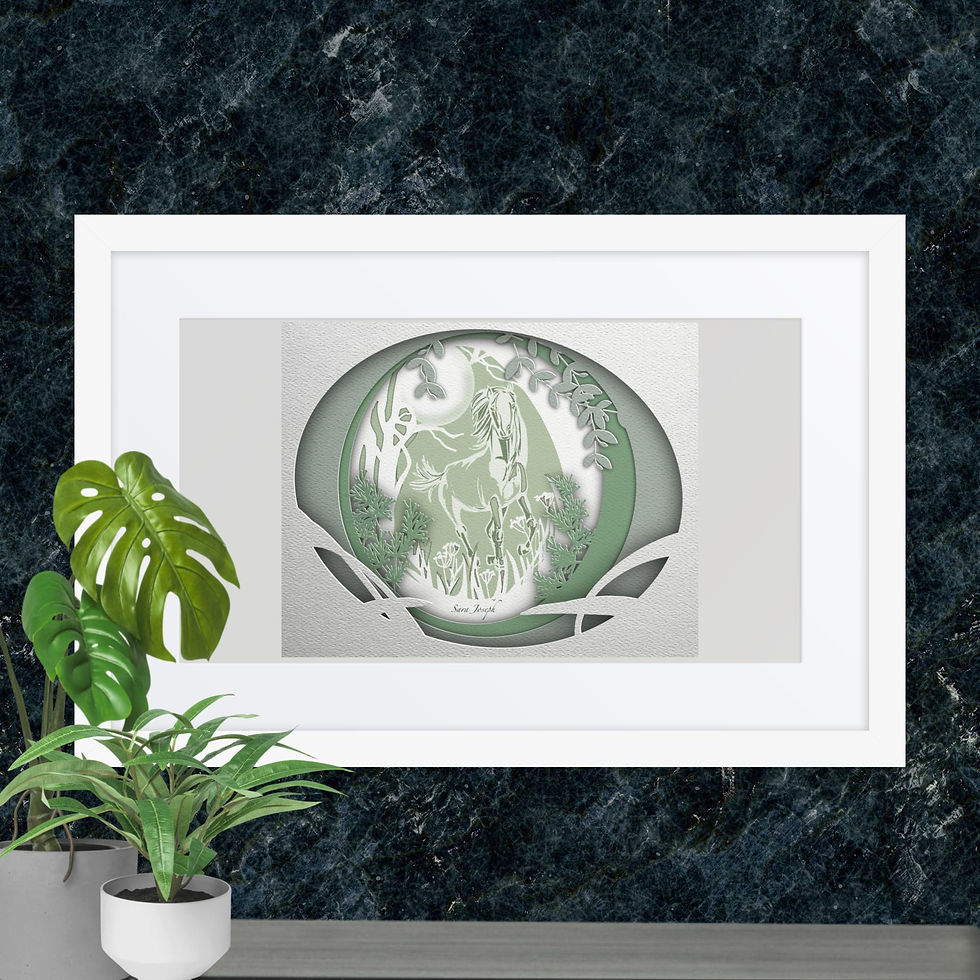 Thumbnail: Thunder, Framed poster