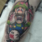 luigi super mario tattoo