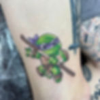 teenage mutant ninja turtes donatello tattoo