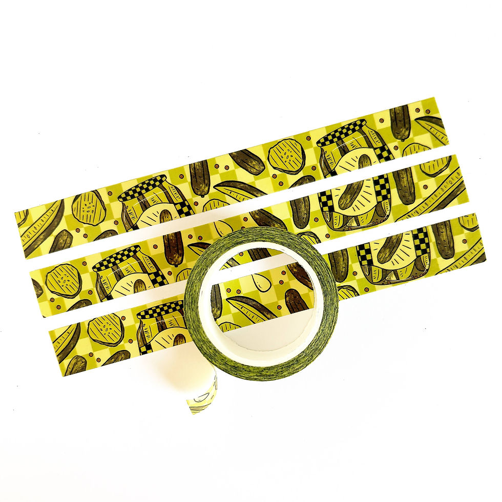 Thumbnail: Pickle Pattern Washi Tape