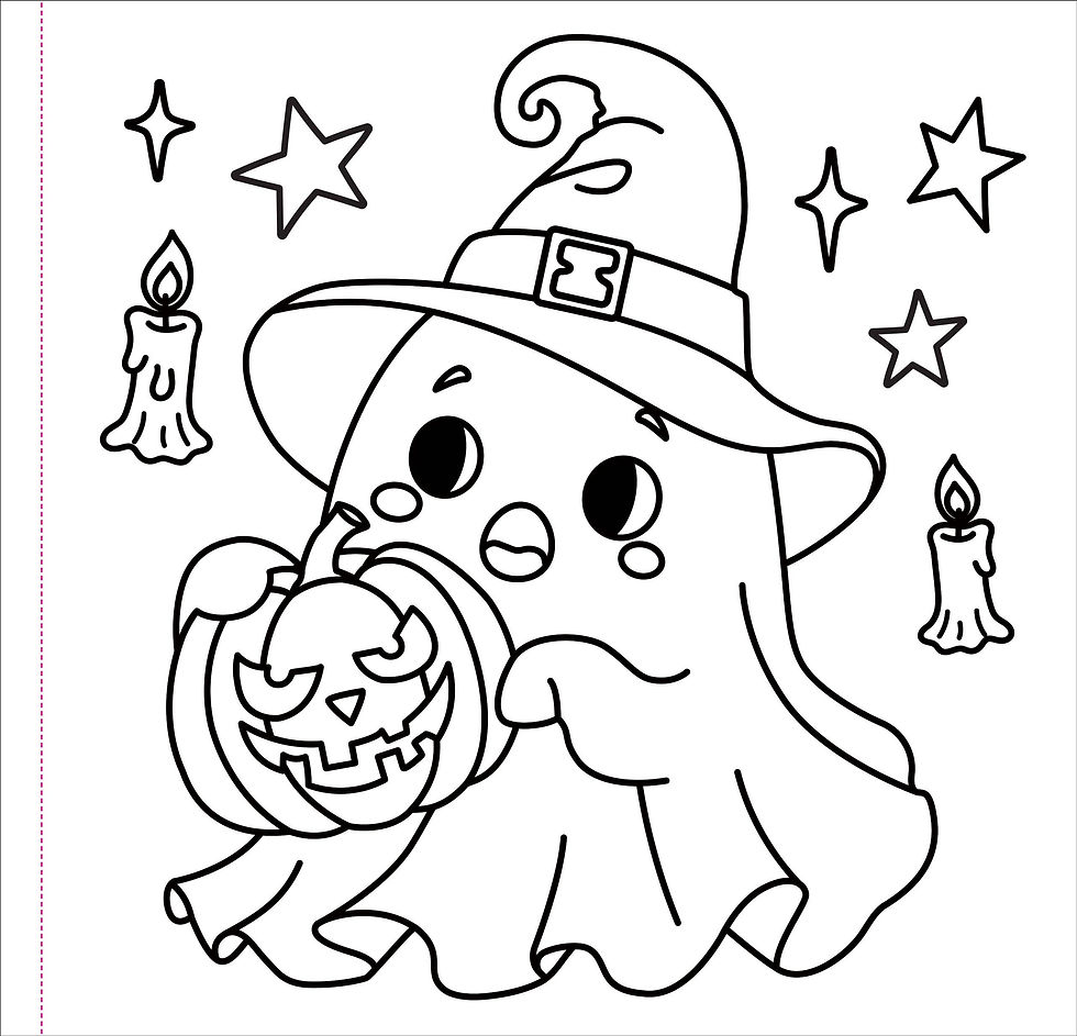 Thumbnail: Color Me Spooky Halloween Adult Coloring Book