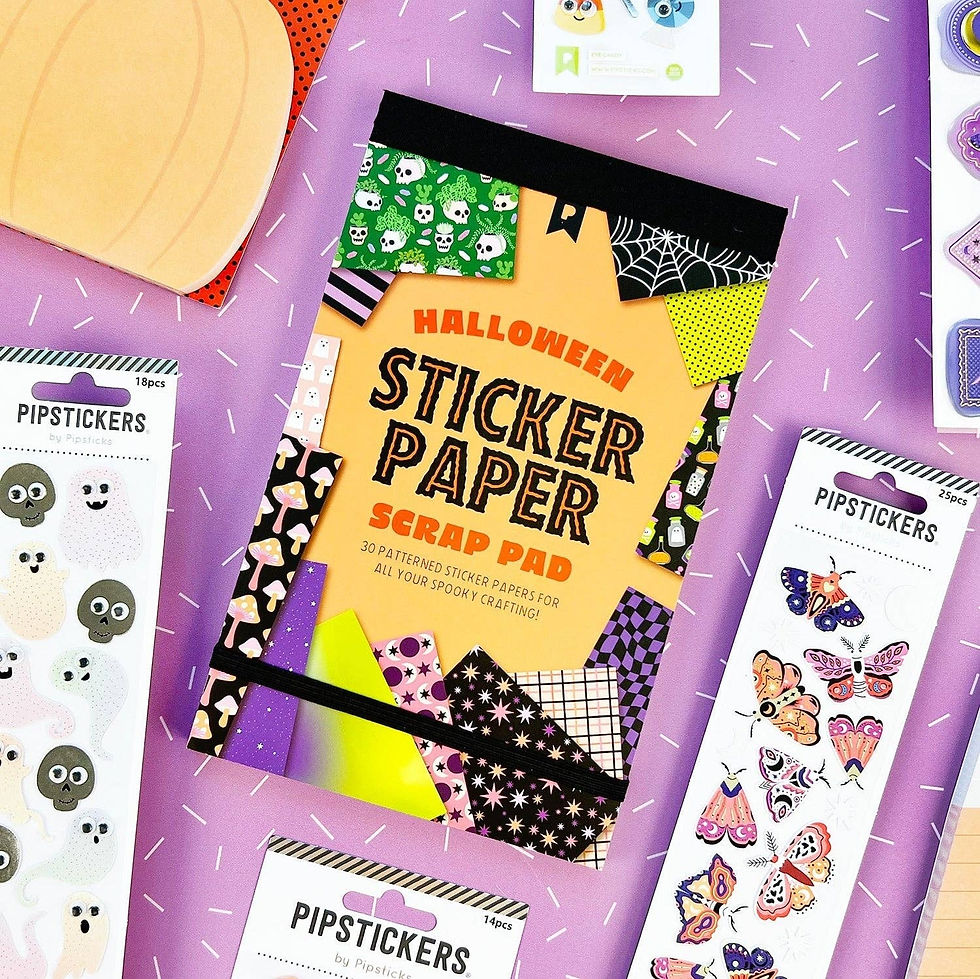 Thumbnail: Halloween Sticker Paper Scrap Pad