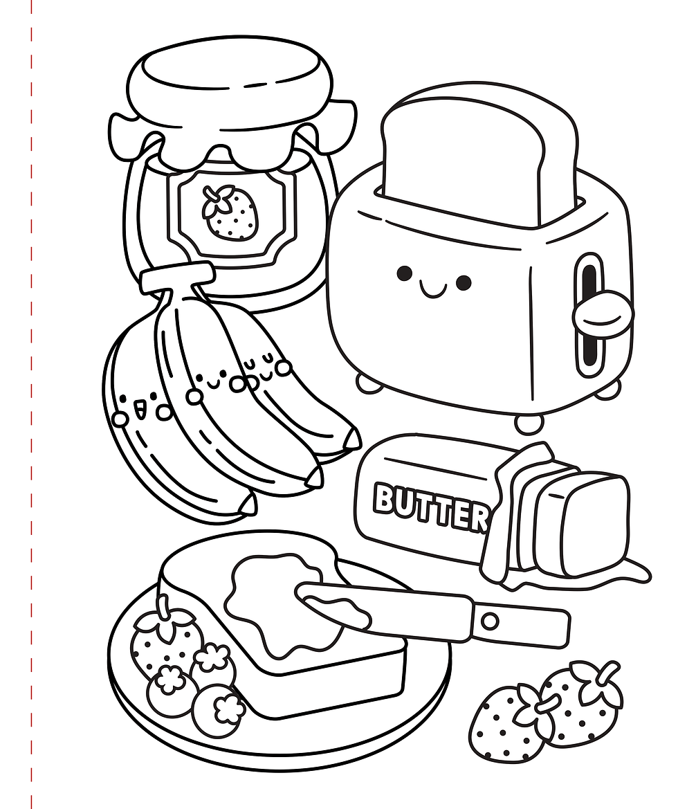 Thumbnail: Large Print Coloring Book - Cozy & Comfy
