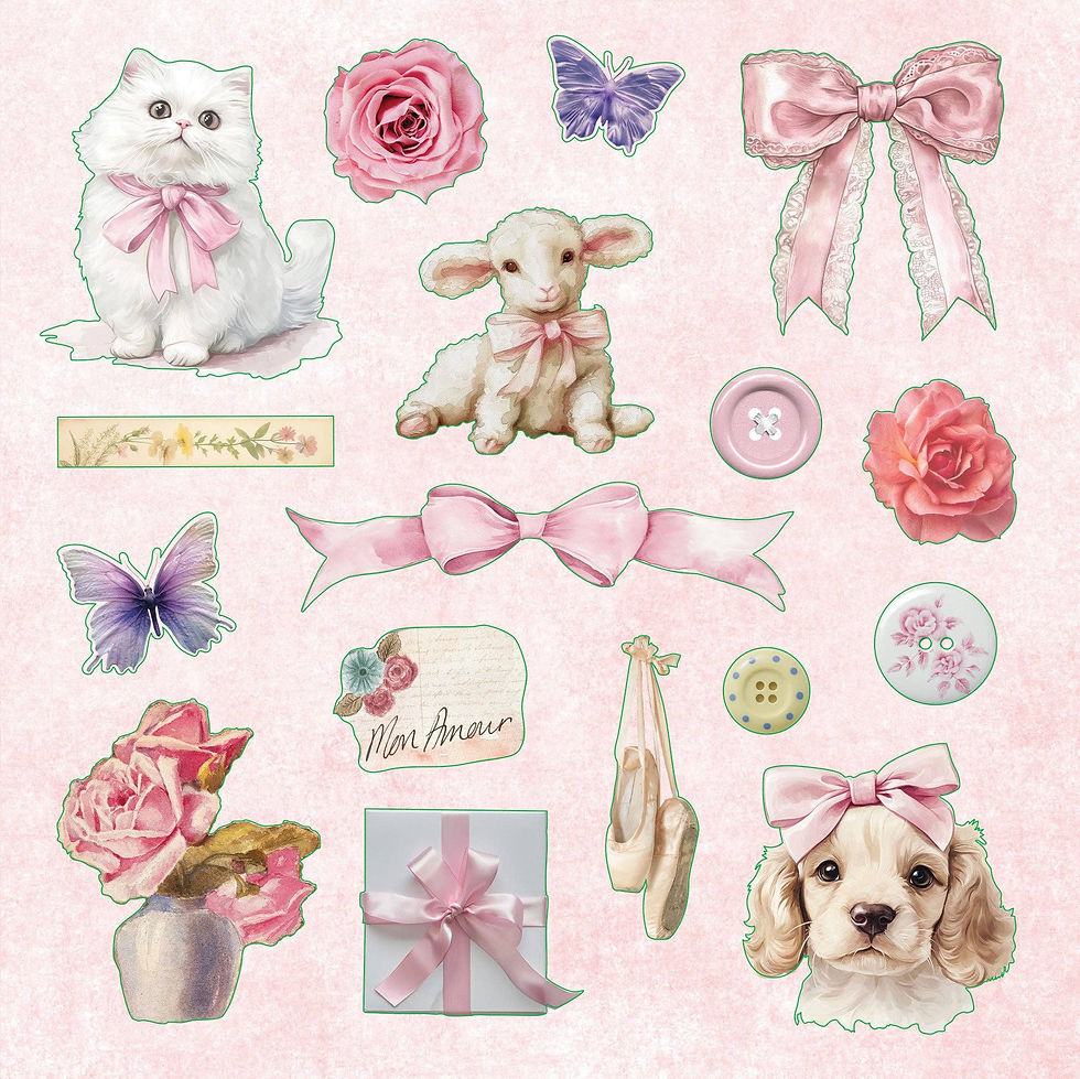 Thumbnail: La Petite Coquette Sticker Book