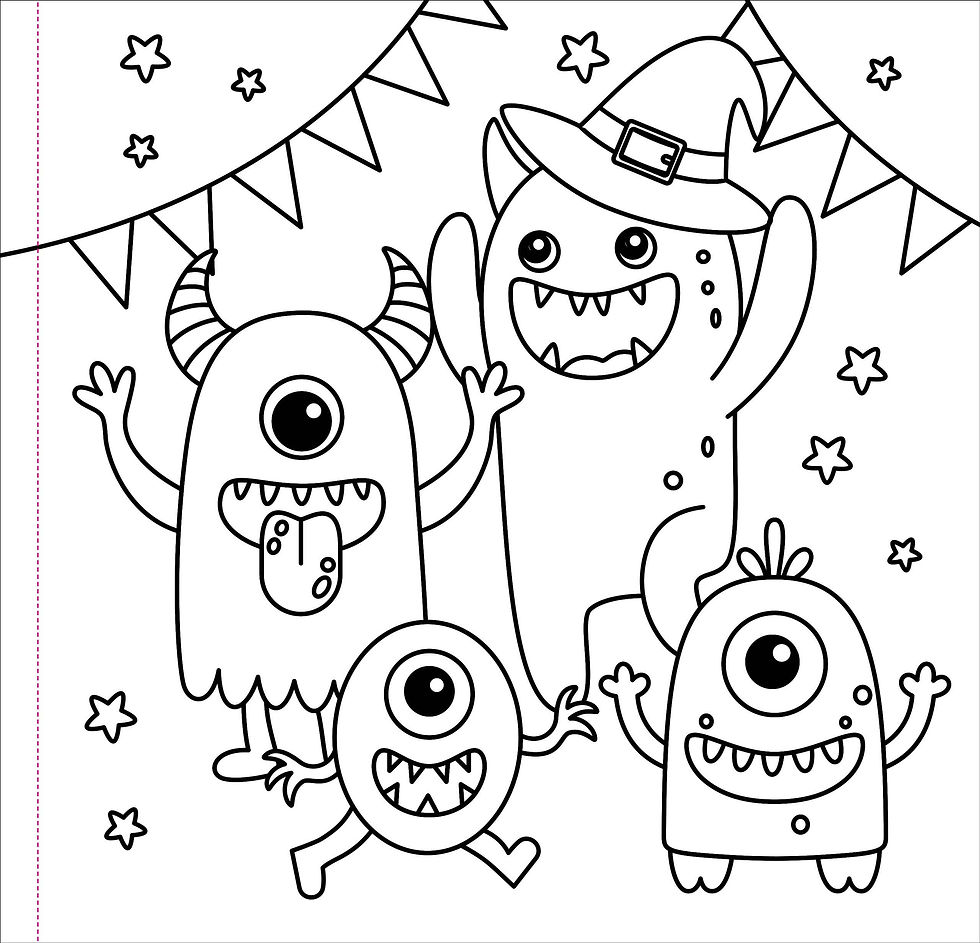 Thumbnail: Color Me Spooky Halloween Adult Coloring Book