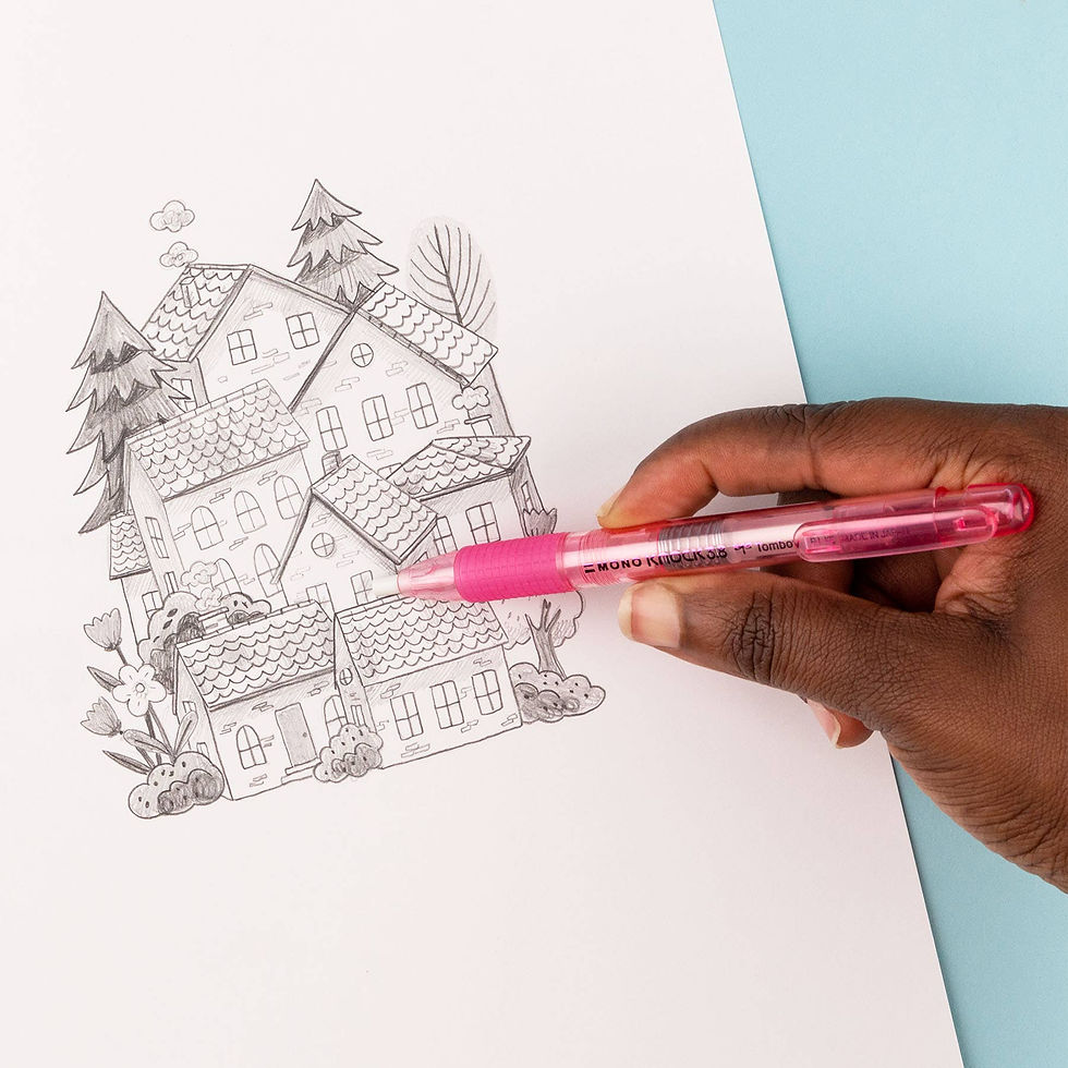 Thumbnail: Tombow - MONO Knock Eraser - Pink