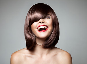 short brown hair