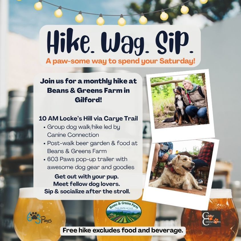 Hike. Wag. Sip.