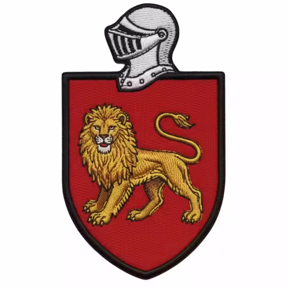 ecusson brodé personnalisé blason bouclier
