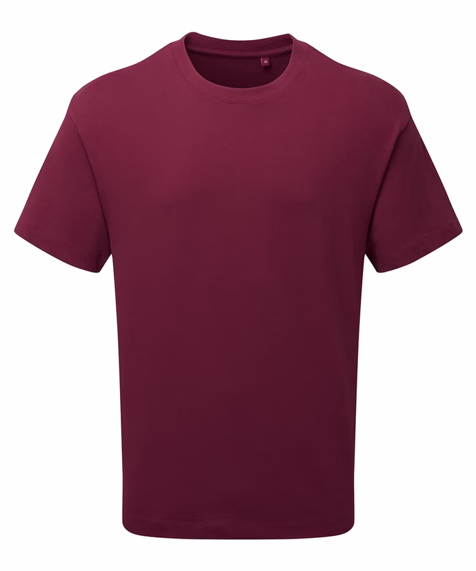 T-shirt bordeaux uni, parfait pour toutes les occasions. AZENCY STUDIO.