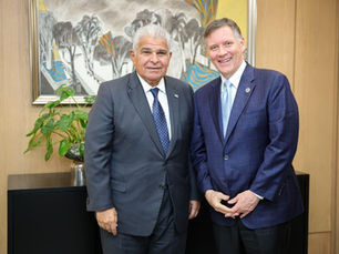 Mulino, se reunió con el gobernador del estado de Georgia, (EE. UU.), Brian P. Kemp,