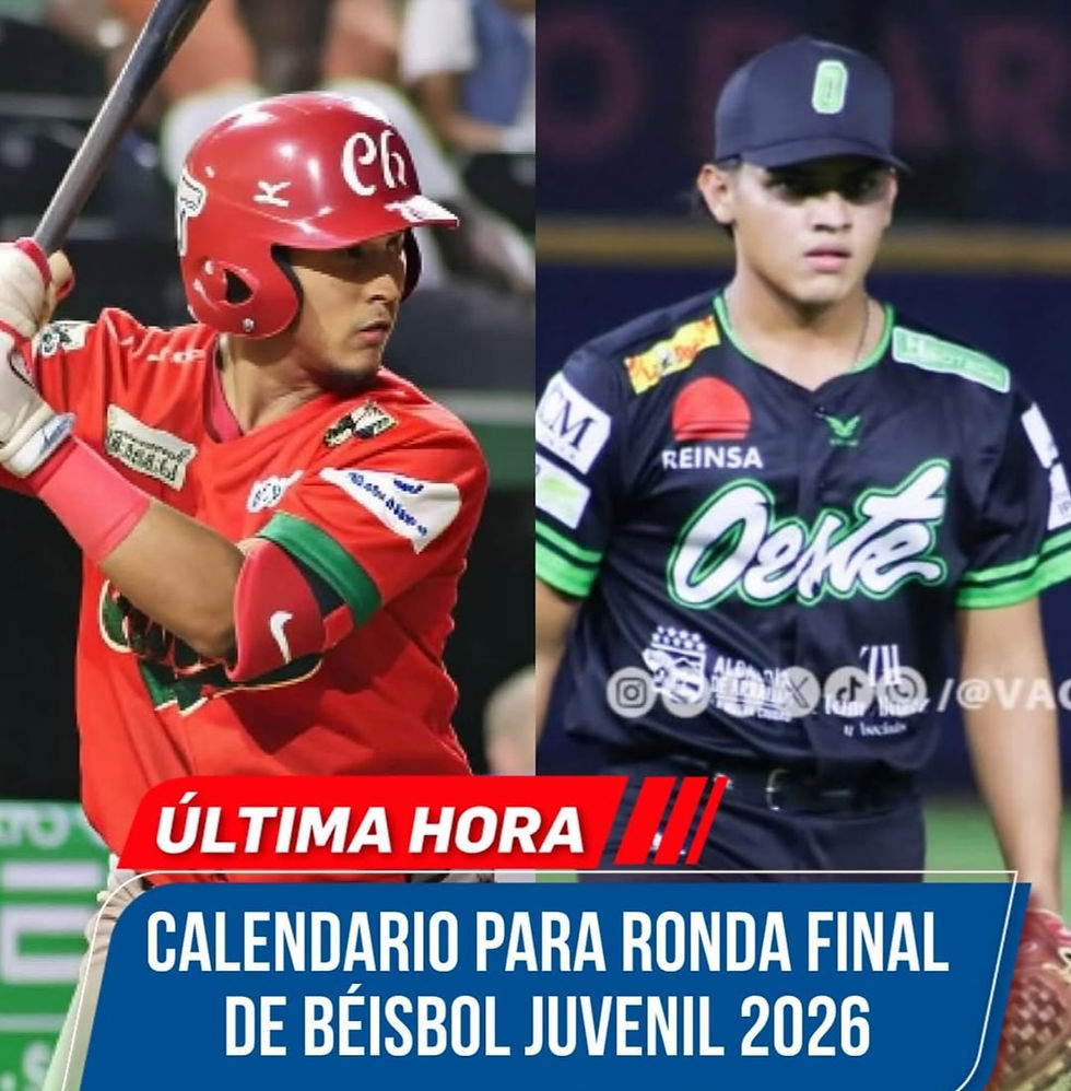 Oeste Vs Chiriquí en la Final Juvenil 2026