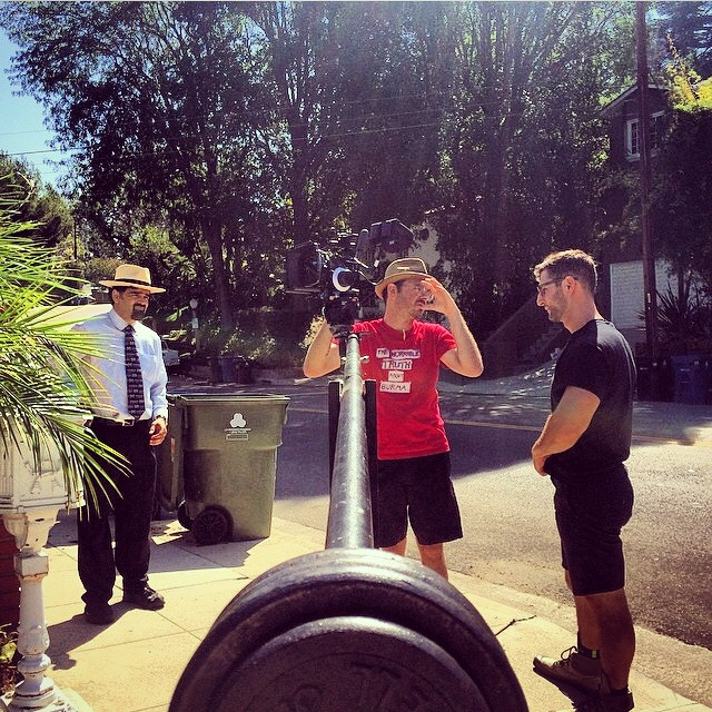 Director Arnon Shorr, Me, and AC Nick on the jib