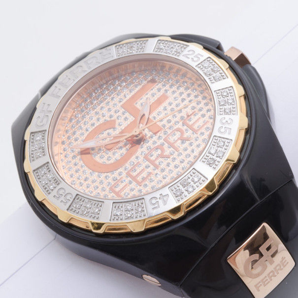 Thumbnail: GF Ferre SS Bejeweled Ladies Watch