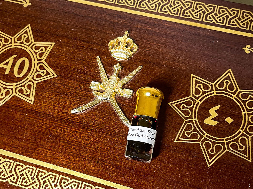 Rose Oud Qaboos
2.5grams bottle
