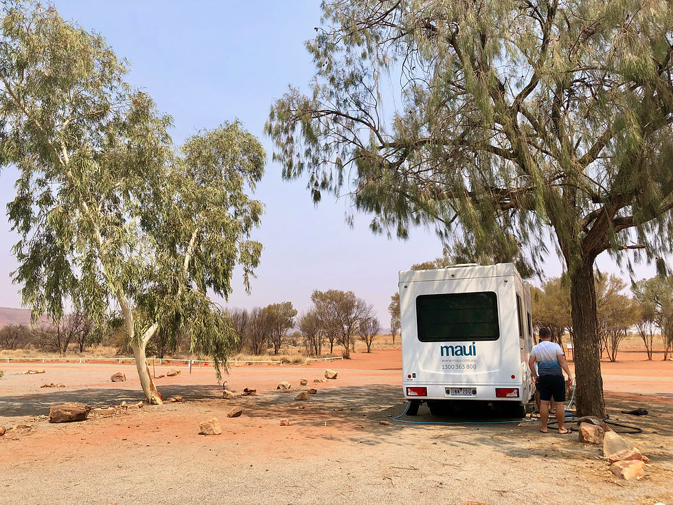 Kemping w Kings Canyon
