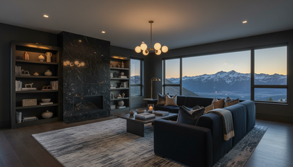 Moody Elegance for Open Concept Living Design Ideas