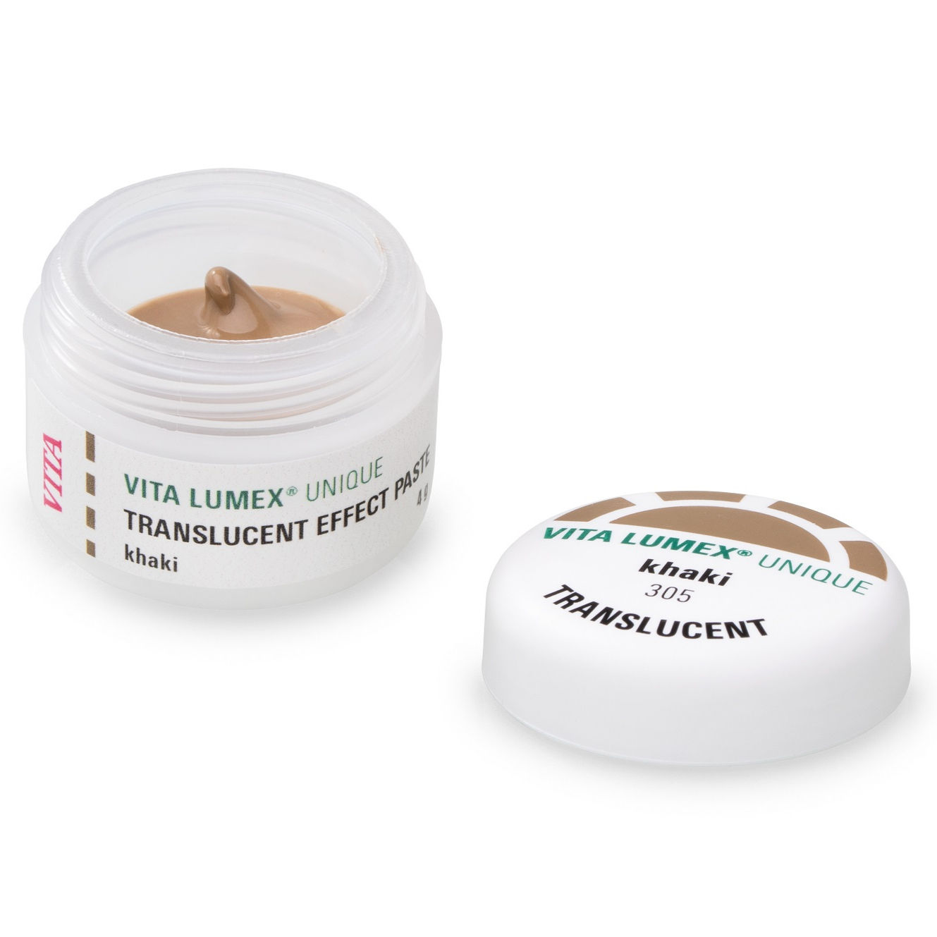 VITA LUMEX® UNIQUE TRANSLUCENT EFFECT PASTE, khaki