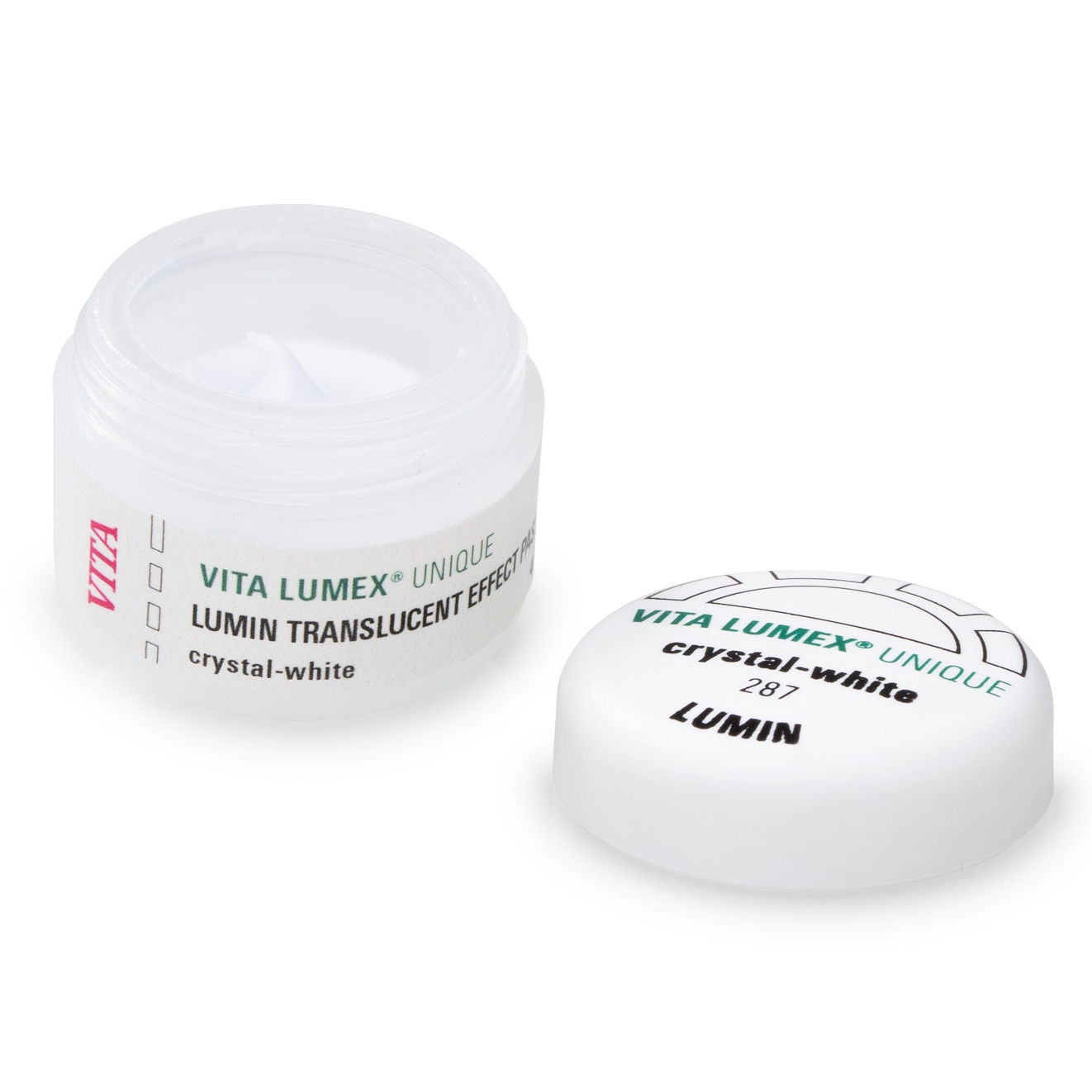 VITA LUMEX UNIQUE LUMIN TRANSLUCENT EFFECT PASTE, crystal-white