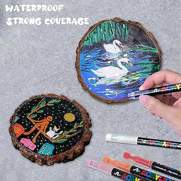Thumbnail: 24 Color Soft Brush Tip Acrylic Marker Starter Set