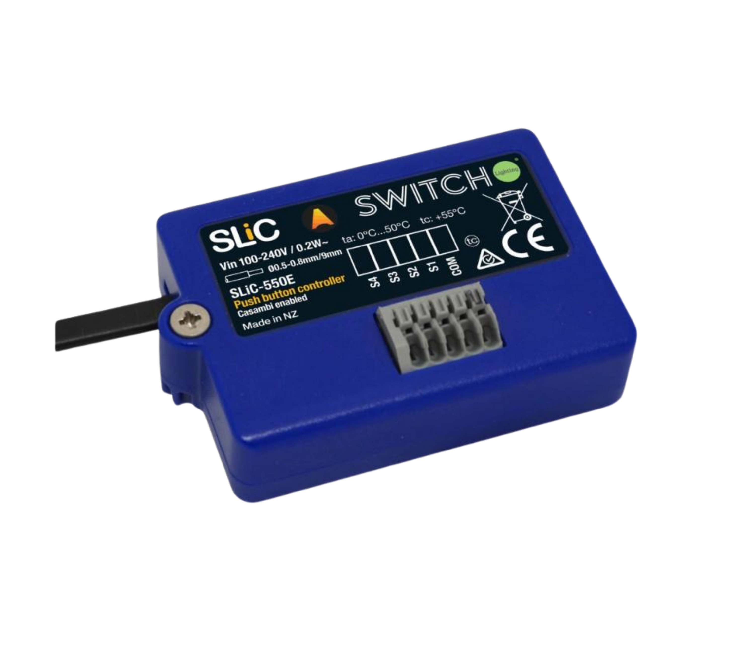 Casambi Switch Slic550e Interface