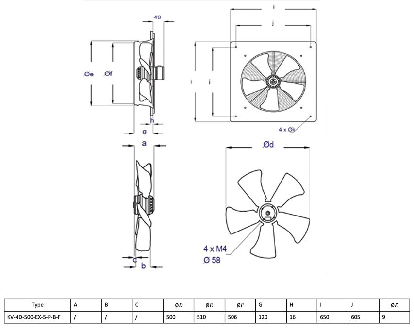 الصورة المصغرة: KV-4D-500-EX-5-P-B-F