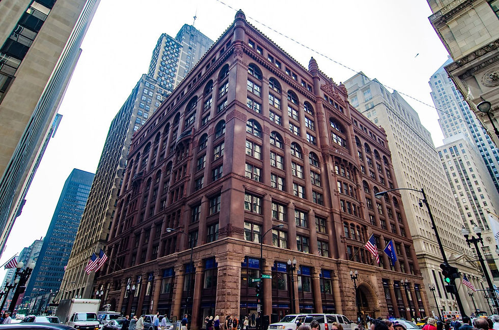 Photo: Home Insurance Building, in Chicago, Chicago Architecture Center (FB, 2023)